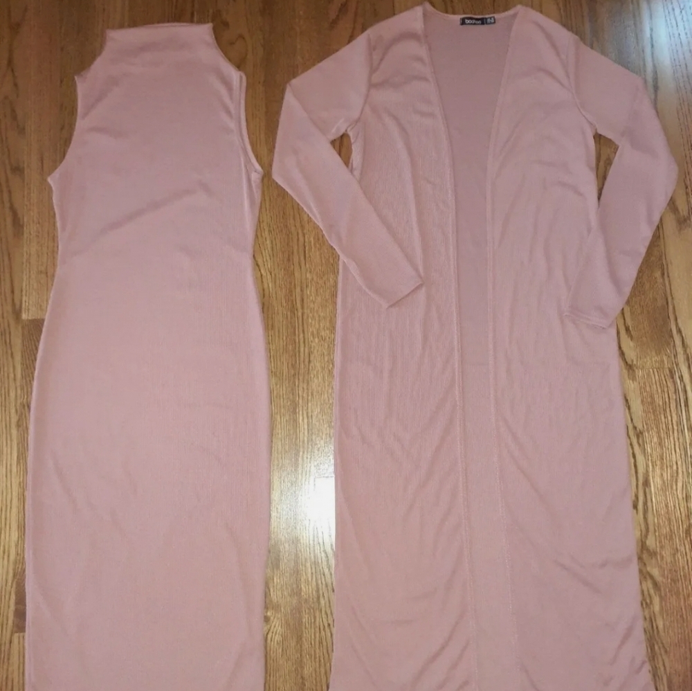 Boohoo Sleeveless Bodycon Dress with Jacket